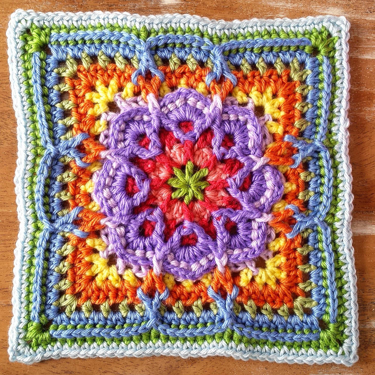 Lucky Thirteen Granny Square Pattern Mad Mad Me