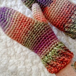 Twisted Mittens for the Crochet Mitten Drive!